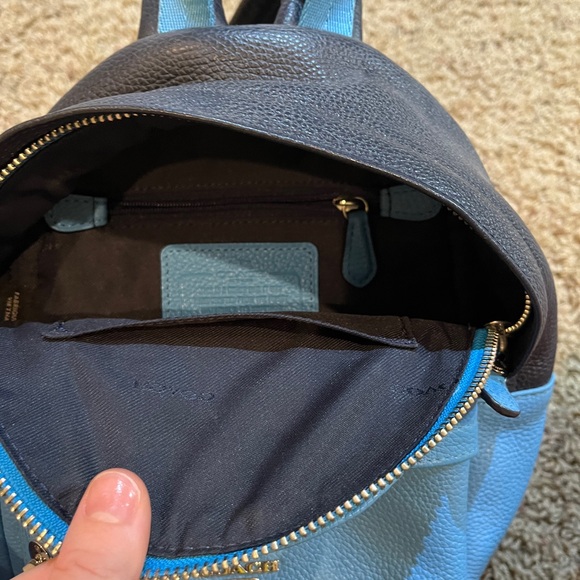 Blue Coach mini backpack - Picture 4 of 4